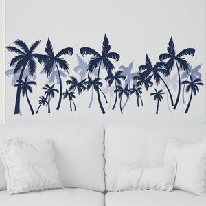 Supperb Tropical Palm Tree Leaves Forest Décor